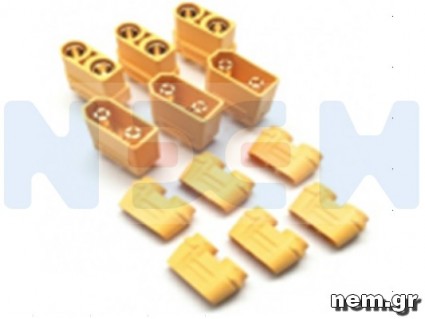 Connector XT90 Gold Plated with Steath cases -3set Connector XT90 Gold Plated with Steath cases -3set