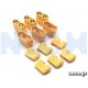 Connector XT90 Gold Plated with Steath cases -3set Connector XT90 Gold Plated with Steath cases -3set