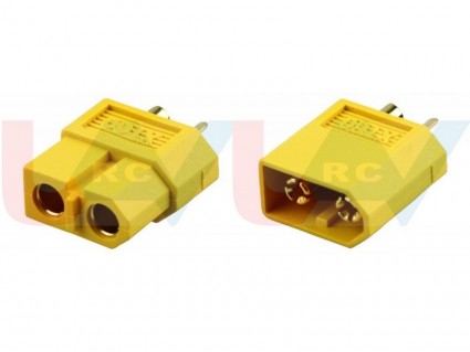 Connector XT30 Gold Plated -set Connector XT30 Gold Plated -set
