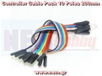 Patch cable 20cm - 10 poles -colorful Patch cable 20cm - 10 poles -colorful