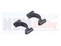 Boom Clamp 25mm, Nylon Reinforced with Carbon Fiber, Set with Screws/Nuts -Black Boom Clamp 25mm, Nylon Reinforced with Carbon Fiber, Set with Screws/Nuts -Black