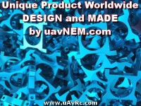 CNC Tube Clamp 30mm diameter -Blue Anodized CNC Tube Clamp 30mm diameter -Blue Anodized