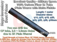 3K Carbon Fiber Tube 10x8x1000mm -Matte Finish 3K Carbon Fiber Tube 10x8x1000mm -Matte Finish