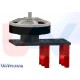 Motor Mount and HUB Connector Plate -3K Carbon -Thickness 4mm