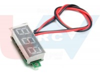 Digital Mini Voltmeter 2.5~30VDC -Red LCD