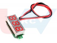 Digital Mini Voltmeter 2.5~30VDC -Red LCD