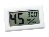 Digital Mini Thermometer Hygrometer -White