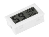 Digital Mini Thermometer Hygrometer -White