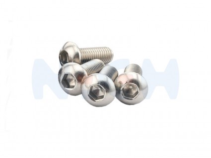 Button Head screw M4x12mm x10pcs -Silver