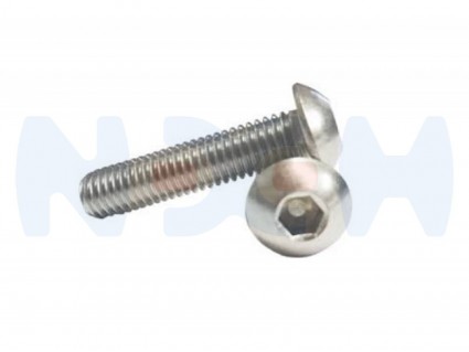 Button Head screw M4x20mm x10pcs -Silver