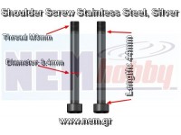 Shoulder Bolt F3.4x44xM3mm -Stainless steel Shoulder Bolt F3.4x44xM3mm -Stainless steel