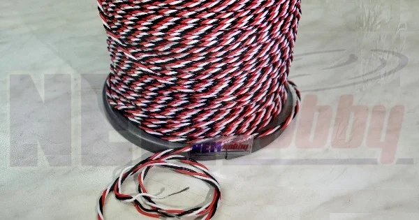 22awg Twisted Servo wire 1M W/ JR connectors Quadcopter Plane Helicopter