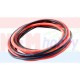 Silicone cable 16AWG x1mtr. Black/Red/Yellow/Blue color