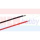 Silicone cables 20AWG Triple Twisted x1mtr. -Black/Red/White