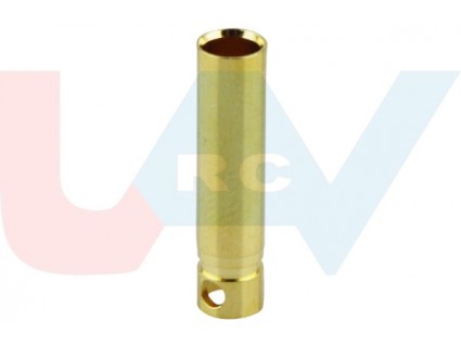 Connector 4.0mm -Gold Plated -set
