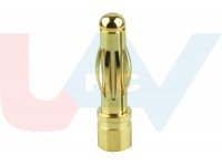 4.0mm Gold-Plated Bullet Connector Set (75A High-Current)
