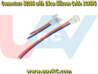 Plug Connector 51006 (Molex) w/ Silicone Cable 24AWG 15cm -Set