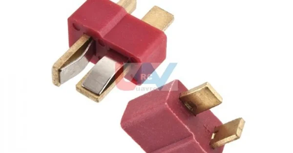 Tea Point Plug T-Plug Gold Connector pair (female-male) socket