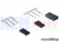 Servo Connector Futaba style Gold Plated -Set Servo Connector Futaba style Gold Plated -Set