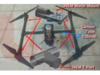 Tee Joint 25mm Diameter Tube Connector -CNCed -Aluminum Tee Joint 25mm Diameter Tube Connector -CNCed -Aluminum