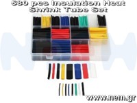 Shrink Heat Tube Kit 580 pcs -Combo Set for DIY -Many Sizes Shrink Heat Tube Kit 580 pcs -Combo Set for DIY -Many Sizes