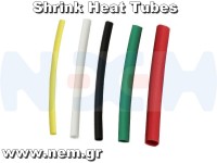 Shrink Heat Tube 10mm x1 meter -Black/Red/Blue/Yellow
