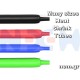 Shrink Heat Tube 4mm x1 meter -Black/Red/Blue/Yellow