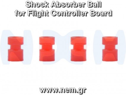 Dumper Rubbers M2x7mm for PCB Flight Controller x4 pcs Dumper Rubbers M2x7mm for PCB Flight Controller x4 pcs