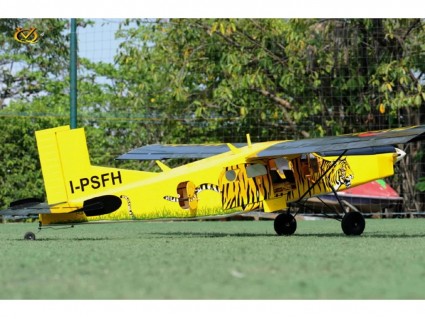 VQ Pilatus Porter 1.58m EP/GP ARF Model 46 size, Tiger Scheme -VQA0361