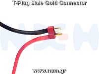 Serial Adapter T-Plug Female to T-Plug Male x2 -12AWG Silicone Wires