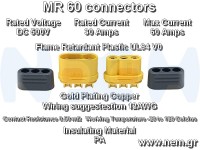 Amass MR60 Connector Male Female Plug for Battery Amass MR60 Connector Male Female Plug for Battery