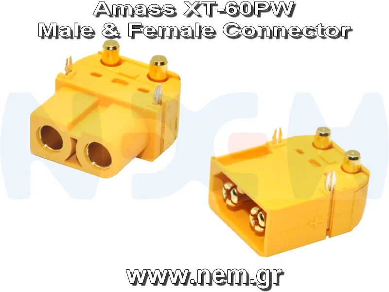 AMASS XT60 H-F Gold plated connector 