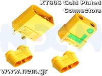 Amass XT90-S Anti-Spark Sparkproof Gold Connectors with Steath cases -Set Amass XT90-S Anti-Spark Sparkproof Gold Connectors with Steath cases -Set