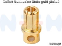 Bullet 5.5/6.0 mm gold plated Connector Banana Plug -Set -RC Models, Battery, ESC, Motors, Audio Bullet 5.5/6.0 mm gold plated Connector Banana Plug -Set -RC Models, Battery, ESC, Motors, Audio
