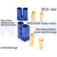 Connector EC6 Gold Plated 6.0mm -Set Connector EC6 Gold Plated 6.0mm -Set