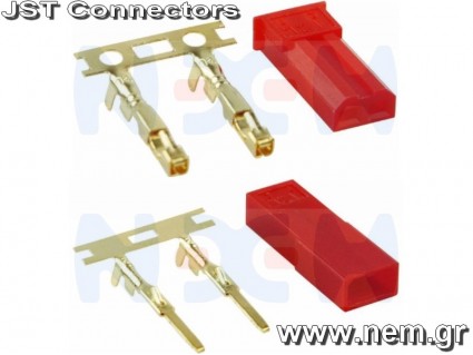 Connectors JST type Gold Plated -Set