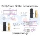 Connector SH 3.5mm Gold Plated -Set Connector SH 3.5mm Gold Plated -Set