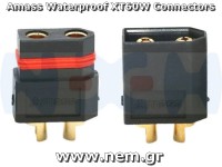 Amass XT60W Waterproof Connectors Set (male+female) -Black
