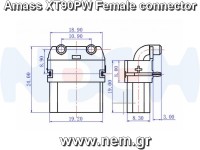 Amass XT90PW Gold Connector -Set Amass XT90PW Gold Connector -Set