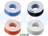 Silicone cable 24AWG x1mtr. Black/Red/Yellow/Blue color Silicone cable 24AWG x1mtr. Black/Red/Yellow/Blue color