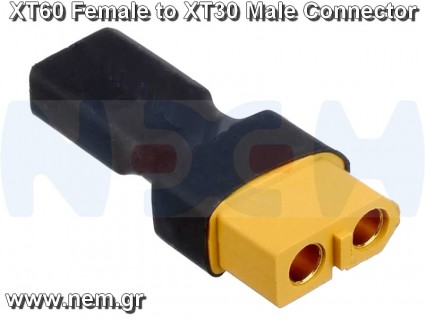 Adapter XT60 Female to XT30 Male Adapter XT60 Female to XT30 Male