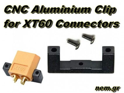 XT60 connectors CNC Clip kit -Black color XT60 connectors CNC Clip kit -Black color
