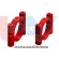 2x 25mm Boom Clamps -Red