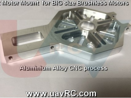 Universal Heavy-Lift Motor Mount for 25 - 45mm Tubes | Fits U8 U15 II 8318 | CNC Black Universal Heavy-Lift Motor Mount for 25 - 45mm Tubes | Fits U8 U15 II 8318 | CNC Black