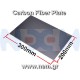 Carbon 3K, 300x200 x2/2.5/3/4/5mm -Matte surface