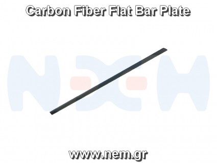 Carbon Fiber Flat Bar 6.0 x 0.8 x 1000mm 