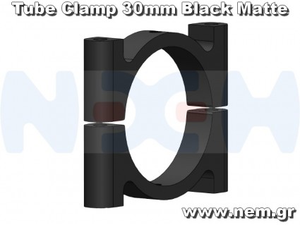 Boom Clamp 30mm, CNC Machined Aluminium, Set -Black Matte Color