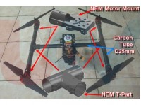 Boom Clamp 16mm, CNC Machined Aluminium, Set -Black/Red Color Boom Clamp 16mm, CNC Machined Aluminium, Set -Black/Red Color