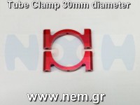 Boom Clamp 30mm, CNC Machined Aluminium, Set -Red Color