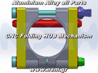 CNC Folding HUB Mechanism for F25mm Tubes -Set